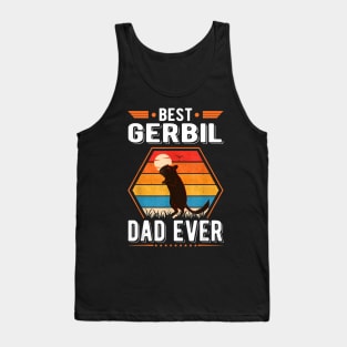 Gerbil Dad Ever Gerbil Father Racing Rat Tank Top